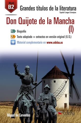 9788490817018: Grandes Titulos de la Literatura: Don Quijote de la Mancha 1 (B2)