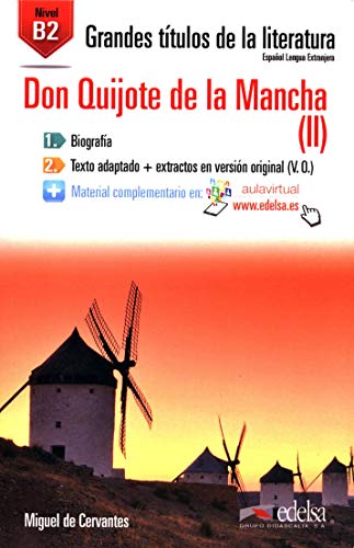 9788490817025: Grandes Titulos de la Literatura: Don Quijote de la Mancha 2 (B2)