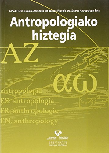 Beispielbild fr ANTROPOLOGIAKO HIZTEGIA zum Verkauf von Librerias Prometeo y Proteo