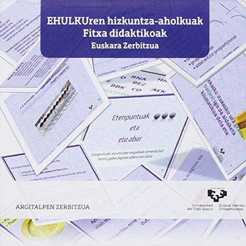 Stock image for EHULKUREN HIZKUNTZA-AHOLKUAK for sale by Librerias Prometeo y Proteo