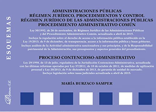 Administraciones Públicas. Régimen jurídico, procedimientos y control. Régimen jurídico de las Ad...