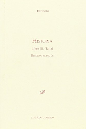 Imagen de archivo de Historia. Libro III. Tala a la venta por AG Library