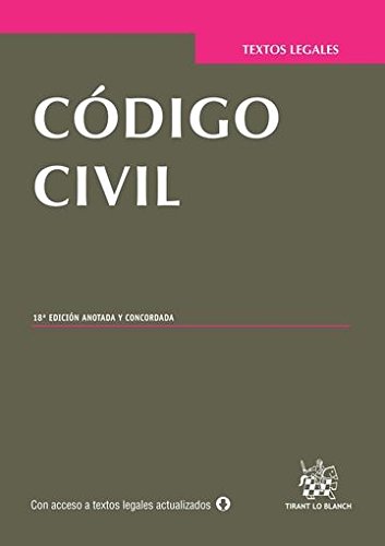 Beispielbild fr Cdigo Civil 18 Edicin 2014 zum Verkauf von Hamelyn