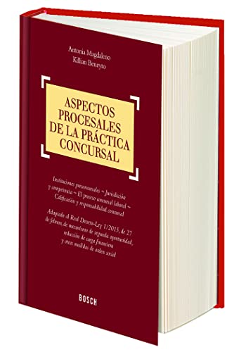 Beispielbild fr ASPECTOS PROCESALES DE LA PRACTICA CONCURSAL zum Verkauf von KALAMO LIBROS, S.L.