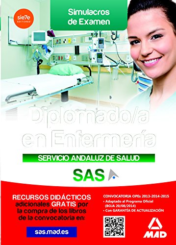 Stock image for DIPLOMADO EN ENFERMERA DEL SERVICIO ANDALUZ DE SALUD. SIMULACROS DE EXAMEN for sale by Zilis Select Books