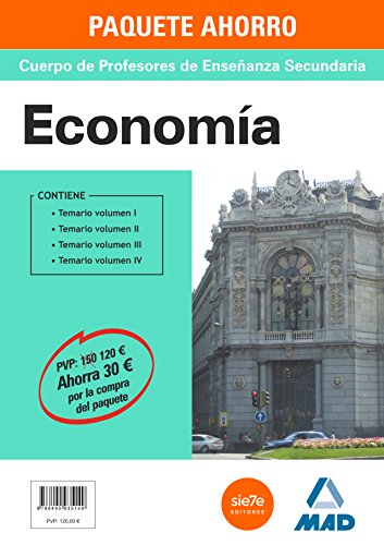 9788490935149: Economa, Paquete Ahorro, Cuerpo de Profesores de Enseanza Secundaria