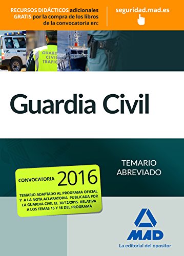 Stock image for GUARDIA CIVIL. TEMARIO ABREVIADO for sale by Librerias Prometeo y Proteo