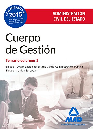 Stock image for CUERPO DE GESTIN DE LA ADMINISTRACIN CIVIL DEL ESTADO. for sale by Librerias Prometeo y Proteo