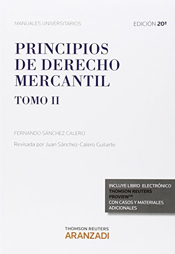 9788490983010: Principios de Derecho Mercantil (Tomo II) (Papel + e-book)