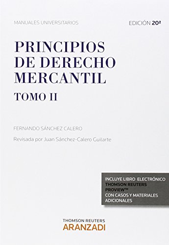 9788490983010: Principios de Derecho Mercantil (Tomo II) (Papel + e-book) (Manuales) (Spanish Edition)