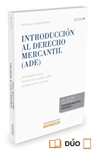 Imagen de archivo de Introduccin al Derecho mercantil (ADE) (Manuales) a la venta por medimops