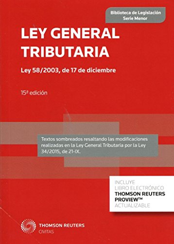 9788490987209: Ley General Tributaria: Ley 58/2003, de 17 de diciembre: 111 (Biblioteca de Legislacin - Serie Menor)