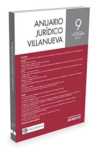 9788490989807: Anuario Jurdico Villanueva 2015 (Monografa)