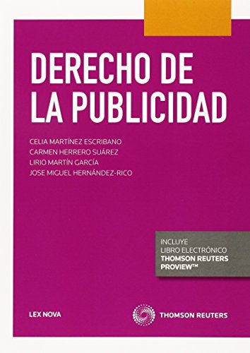 Beispielbild fr DERECHO DE LA PUBLICIDAD (PAPEL + E-BOOK) zum Verkauf von Antrtica