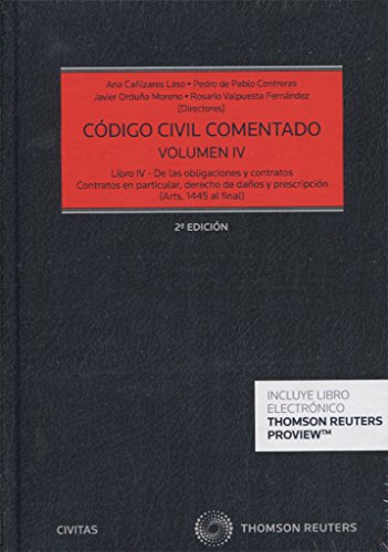 Imagen de archivo de Cdigo civil comentado volumen IV a la venta por AG Library