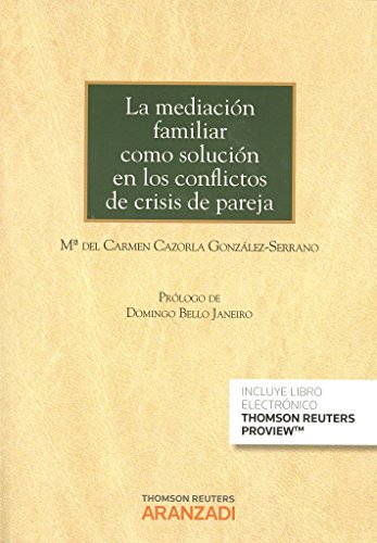 Imagen de archivo de Mediacion familiar como solucion en los conflictos de crisis a la venta por Iridium_Books