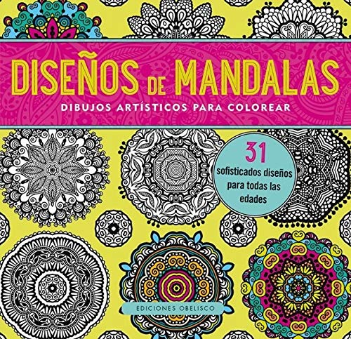 Imagen de archivo de DISEOS DE MANDALAS: DIBUJOS ARTISTICOS PARA COLOREAR a la venta por KALAMO LIBROS, S.L.