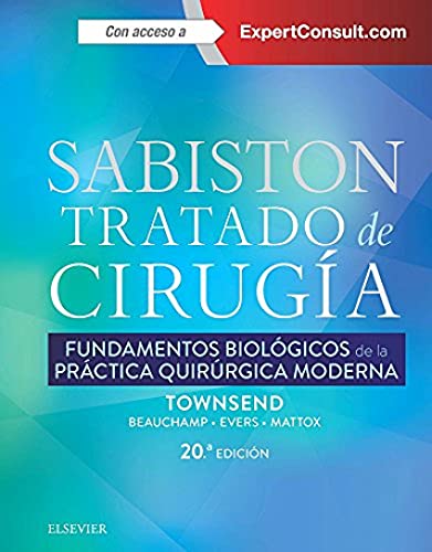 Stock image for SABISTON. TRATADO DE CIRUGA + EXPERTCONSULT (20 ED.) FUNDAMENTOS BIOLGICOS DE LA PRCTICA QUIRRGICA MODERNA for sale by Zilis Select Books