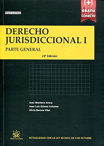 Imagen de archivo de DERECHO JURISDICCIONAL I PARTE GENERAL a la venta por Zilis Select Books