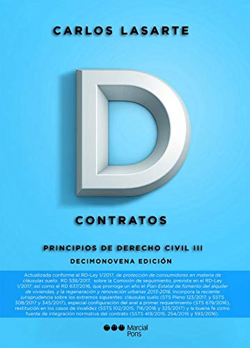 9788491232803: Principios de Derecho civil. Tomo III: Contratos: 3 (Manuales universitarios)