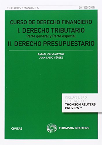 9788491358367: Curso de derecho financiero.I ( 20 ed. - 2016) Derecho Tributario.Parte General (Tratados y Manuales de Derecho)