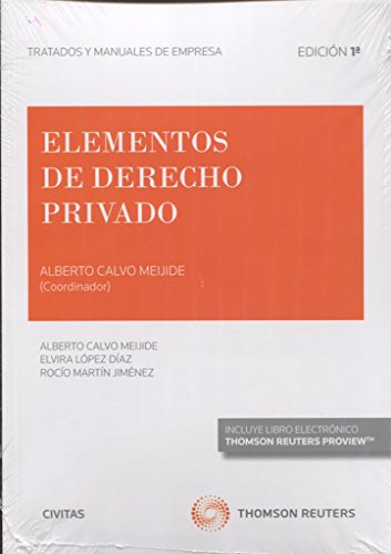 Stock image for ELEMENTOS DE DERECHO PRIVADO for sale by Agapea Libros