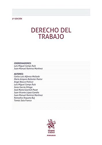Stock image for DERECHO DEL TRABAJO 5 EDICIN 2016 for sale by Zilis Select Books