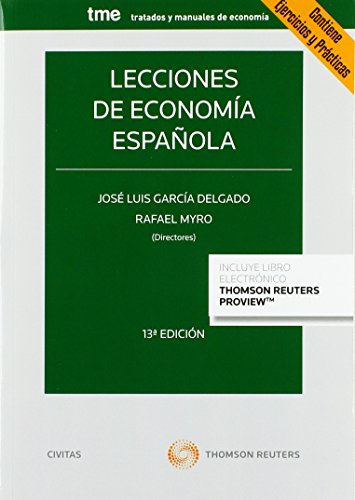 Imagen de archivo de LECCIONES DE ECONOMA ESPAOLA (PAPEL + E-BOOK) a la venta por Zilis Select Books