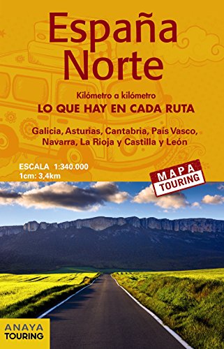 Stock image for Mapa de carreteras Espa?a Norte, E 1:340000 for sale by Reuseabook