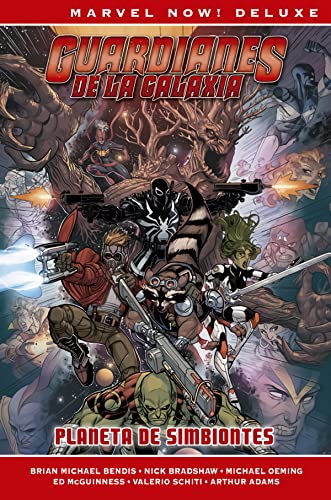 Stock image for Marvel Now! Deluxe. Guardianes De La Galaxia 2. Planeta De Simbiontes, De Nick Bradshaw, Arthur Adams, Brian Michael Bendis., Vol. 2. Editorial Paninicomics, Tapa Dura En Espaol for sale by Juanpebooks