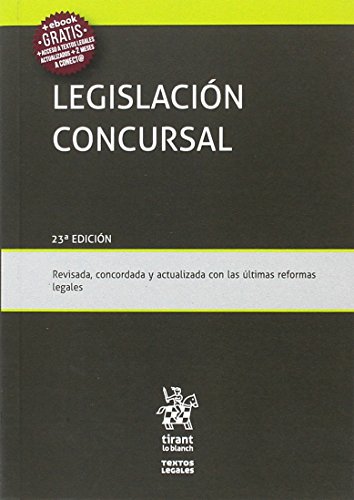 9788491694212: Legislacin Concursal 23 Edicin 2017