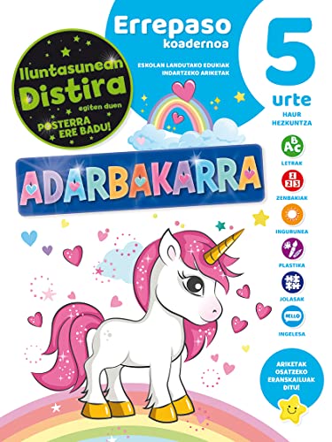 Imagen de archivo de EUSKERA CUADERNO DE REPASO 5 A?OS UNICORNIOS a la venta por AG Library