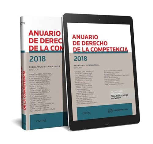 Stock image for Anuario de Derecho de la Competencia 2018 (Papel + e-book) for sale by AG Library