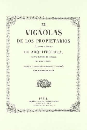 Stock image for Regla de las cinco rdenes de arquitectura for sale by Iridium_Books