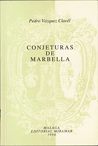 Stock image for Conjeturas de Marbella for sale by AG Library