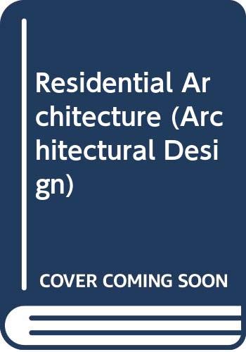 Residential Architecture (Architectural Design) (English and Spanish Edition) (9788492160662) by Broto, Carles; Broto, Chales