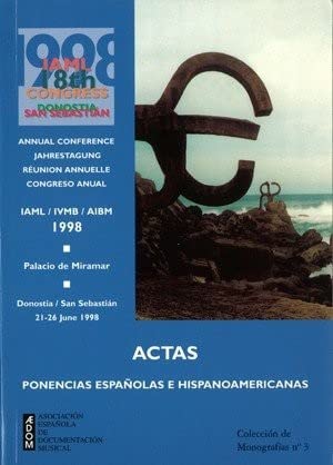 Stock image for 18 CONGRESO DE LA ASOCIACION INTERNACIONAL DE BIBLIOTECAS, ARCHIVOS Y CENTROS DE DOCUMENTACION IAML / IVMB / AIBM. ACT for sale by Prtico [Portico]