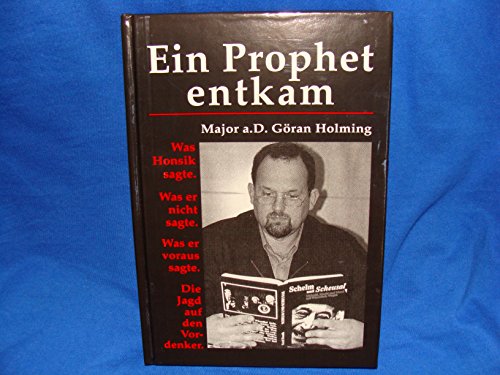 9788492272501: Ein prophet entkam