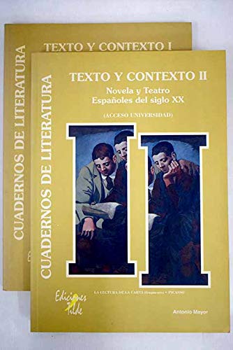 Stock image for Texto y contexto: poesa del siglo XX (acceso universitario) for sale by HISPANO ALEMANA Libros, lengua y cultura