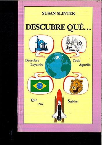 Beispielbild fr Descubre Que. (Spanish Edition) zum Verkauf von medimops