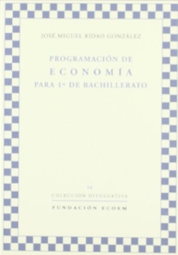 Beispielbild fr Programacion Economia 1 Bachillerato zum Verkauf von Hamelyn