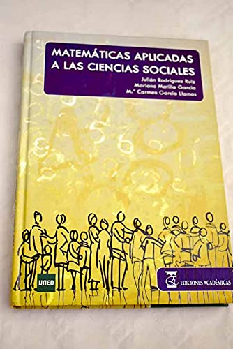 9788492477289: Matemticas aplicadas a las ciencias sociales.