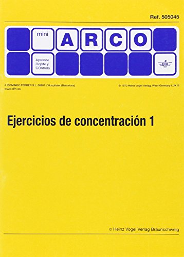 Imagen de archivo de EJERCICIOS DE CONCENTRACIN 1 a la venta por Librerias Prometeo y Proteo