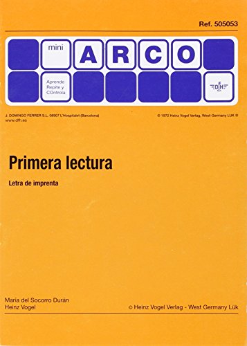 9788492490387: Primera Lectura Letra Molde