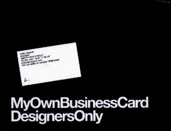 Stock image for My Own Business Card: Designers Only for sale by MusicMagpie