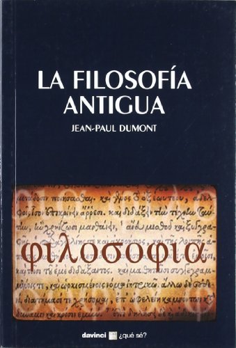 Stock image for LA FILOSOFA ANTIGUA for sale by AG Library