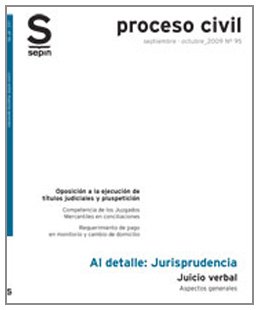 Imagen de archivo de Juicio verbal. Aspectos generales (Jurisprudencia al detalle) a la venta por medimops