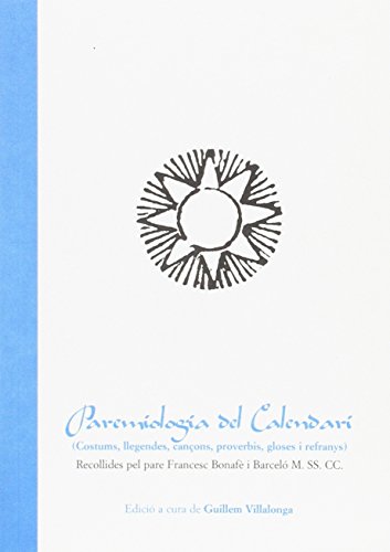 Imagen de archivo de Paremiologia del calendari a la venta por AG Library