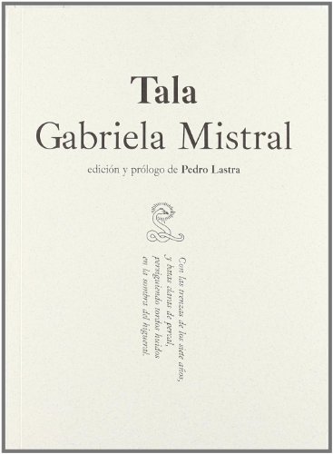 Tala (9788492705078) by Mistral, Gabriela