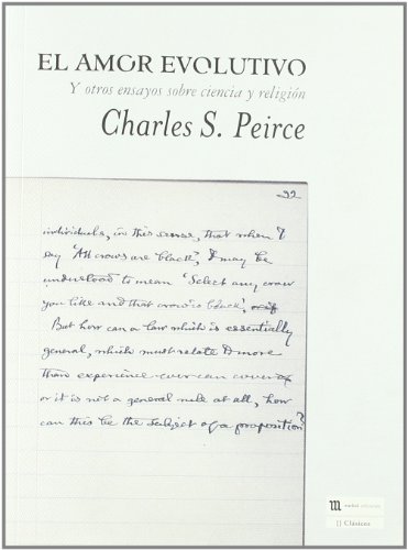 Beispielbild fr AMOR EVOLUTIVO,EL Peirce Charles S. zum Verkauf von Iridium_Books